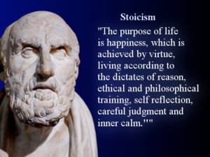 stoicism stoics believed that fate controls people s lives