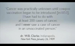 Cancer & vaccination quotes