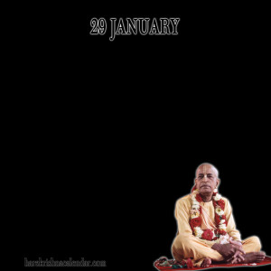 ... this Srila Prabhupada Quotes For January Hare Krishna Calendar picture