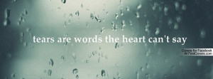 tears are words tears quote quotes heart hearts covers