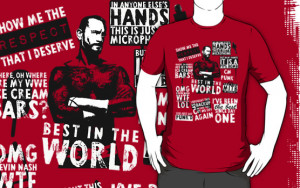 Wrestling: CM PUNK - Best In The World Quote Tee by UberPBnJ