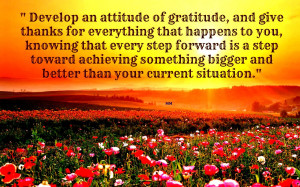 Gratitude quotes flowers field sayings