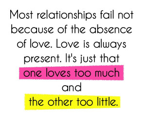 Why relationships fail… :(