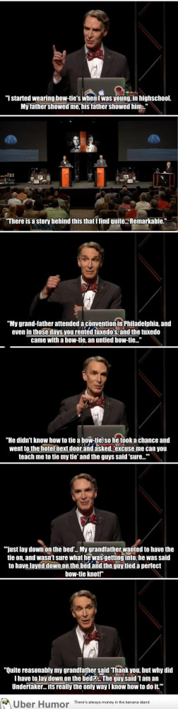 The story behind Bill Nye’s bow tie