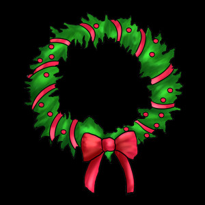 christmas wreaths clip art