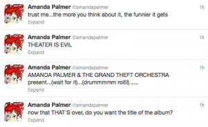 While few details have been provided about the album itself, Palmer ...