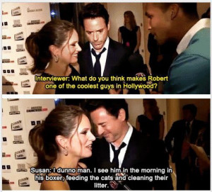 rdj & susan downey. They are adorbs