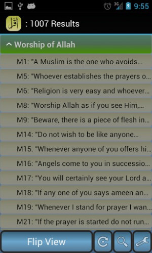 hadith quotes sayings app provides a collection of over 1000 hadiths ...