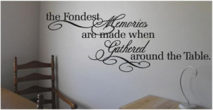 The Fondest Memories Are Made Vinyl Wall Decals Stickers Quotes ...