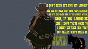 quotes clint eastwood horses western a fistfull of dollars 1964 sergio ...