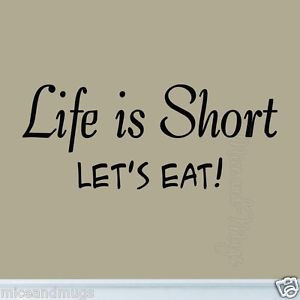 ... Short-Lets-Eat-Kitchen-Wall-Decals-Family-Wall-Quotes-Cute-Saying-Food