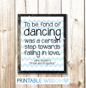 Jane Austen Quote Print printable wall art by PrintableWisdom, $5.00
