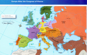 map of europe after congress of vienna