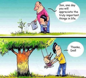 Dad & Son Plant a Tree As Dad Knows He’ll Never Sit Under Its Shade