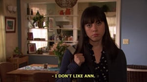 Parks and Recreation April doesn't like Ann