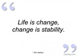 imagem life is change