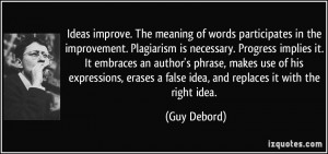 Guy Debord Plagiarism Quotes