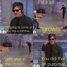Norman Reedus Funny Quotes