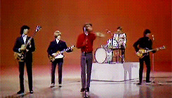 The Rolling Stones performing 