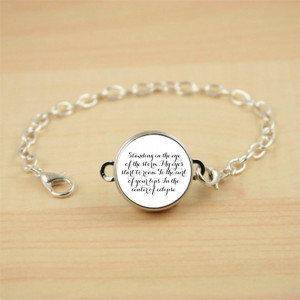 Custom Quote Bracelet, Personalized Jewelry, Poem or Song Lyrics