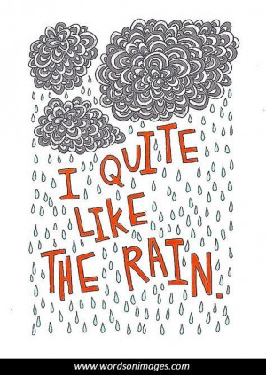 Quotes About Rainy Days