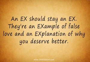 Quotes About Ex Girlfriend/Wife or Boyfriend/Husband
