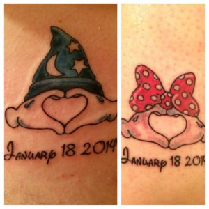 Our husband and wife tattoos!