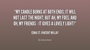 Burning Candle at Both Ends