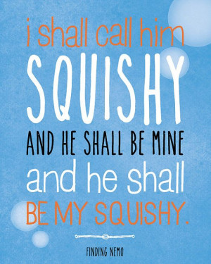 Finding Nemo, Typography Print, Quote Print, Movie Quote, Decorative ...