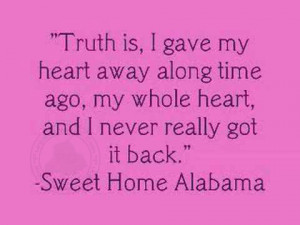 Heart Quote: I Gave My Heart Away…