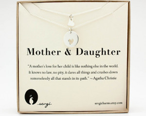 Mother Daughter Necklace Set - SALE . Kids & Baby . Sterling Silver ...