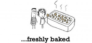Happiness is, freshly baked cookies.