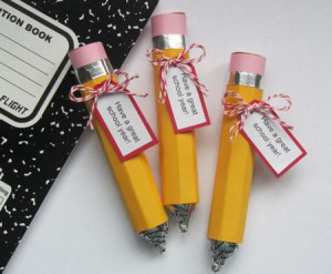 Back-to-School Gifts for Teachers or Kids (Candy Pencils)