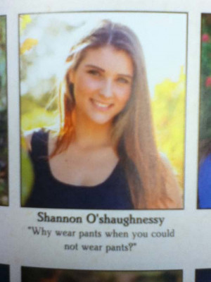 funny yearbook quotes pic pants