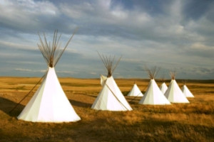 native american village