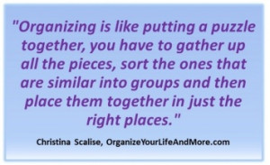 Quote from Organize Your Life and More
