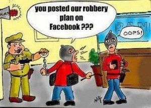 Height of addiction on facebook Bank robbery plan updated a day before ...