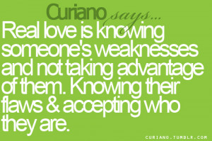 Real Love Is Knowing Someones’s Weaknesses And Not Taking Advantage ...