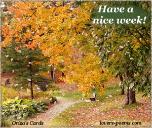 Have a nice week!