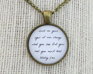 ... and Sons - Awake My Soul In spired Lyrical Quote Pendant Necklace