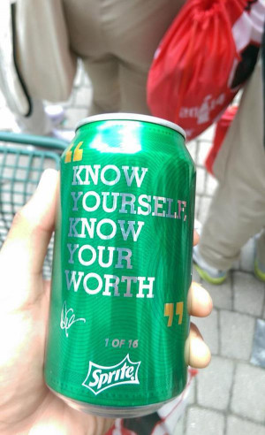 Every specially marked “ Obey Your Verse ” Sprite can will also ...
