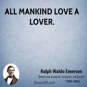 Ralph Waldo Emerson Love Quotes