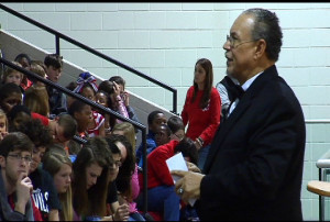 Booker T. Washington's Great Grandson Visits Lincoln County Students