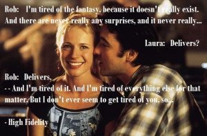 High Fidelity (The Proposal Scene) Rob & Laura. My favorite movie.