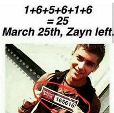 ... Never knew this. Zayn leaving the band was so unexpected and sad. More