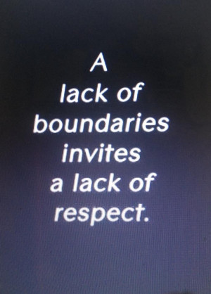 In Al-Anon we learn how to set healthy boundaries.