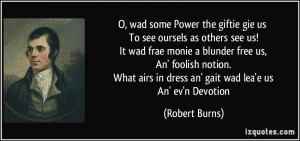 More Robert Burns Quotes
