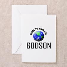 World's Coolest GODSON Greeting Cards (Package of for