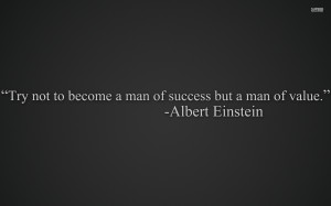 Try to become a man of value wallpaper 1680x1050