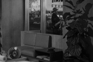 Then in Psycho Hitchcock is seen outside the office-store window, a ...